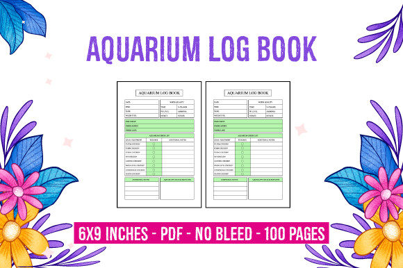 Aquarium Log Book KDP Interior: Streamlining Production for Niche Publishing