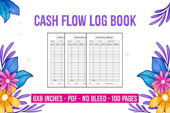 Cash Flow Logbook: Ready-to-Use KDP Interiors
