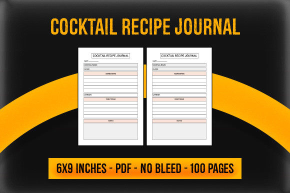 Cocktail Recipe Journal - KDP Interior: A Practical Guide for Publishers