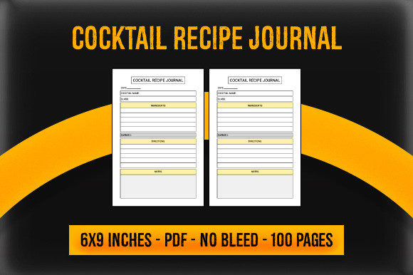 Evaluating the KDP Interior Cocktail Recipe Journal for Print on Demand