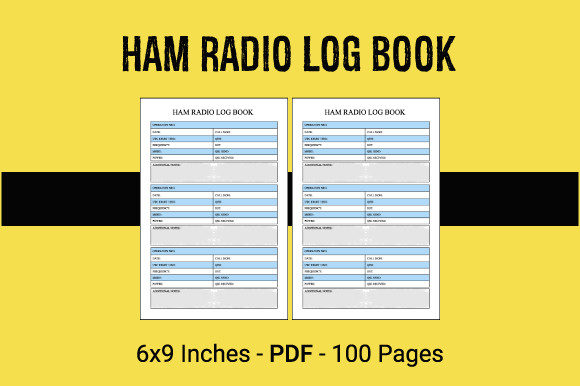 Ham Radio Log Book Interior: A Design Essential