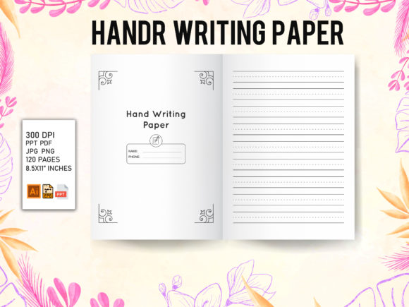Hand Writing Paper - KDP Interior: A Versatile Tool for Your Publishing Needs