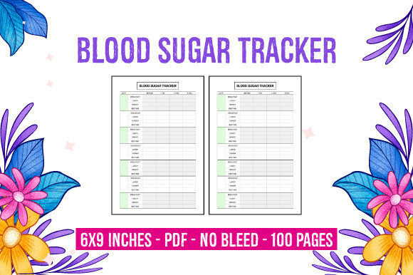 KDP Interior - Blood Sugar Tracker: Ready-to-Use PDF