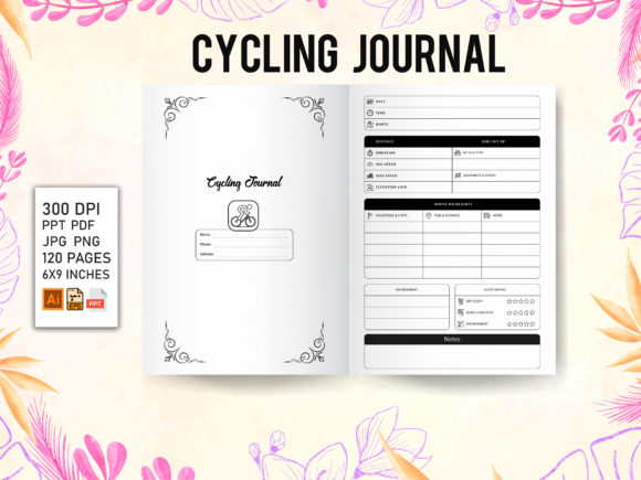 Maximize Your KDP Sales with Cycling Journal Interior