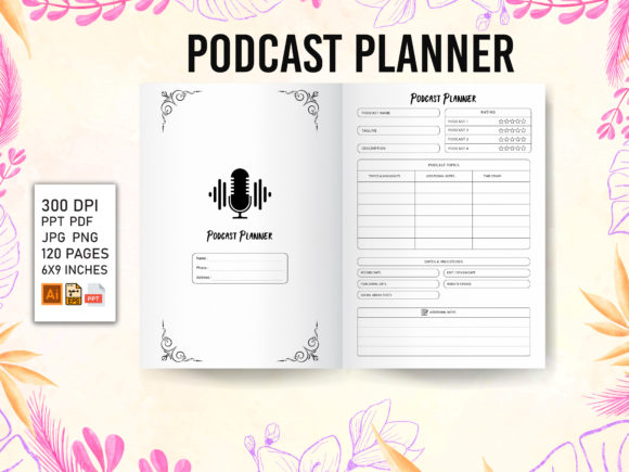 Podcast Planner - KDP Interior: A Versatile Tool for Your Publishing Needs