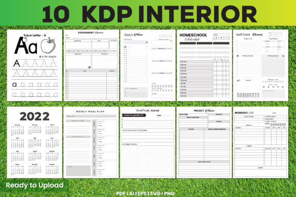 Unlock Creativity with 10 KDP Interior Templates