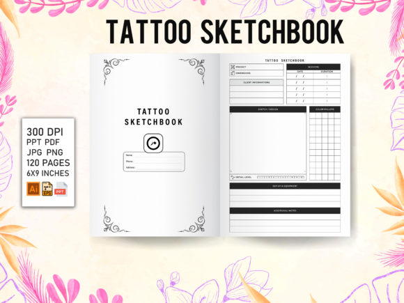 Unlock Your Creativity with the Tattoo Sketchbook - KDP Interior