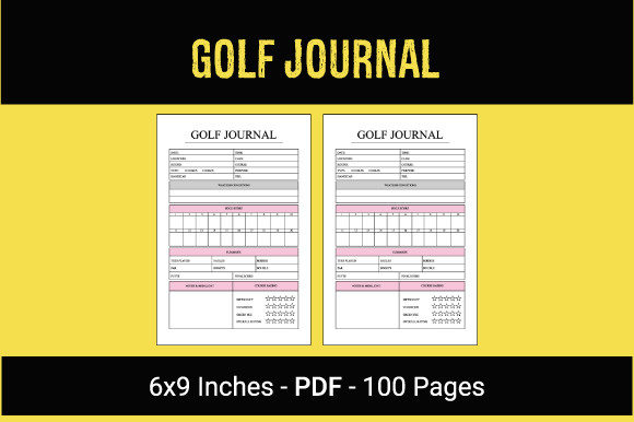 Unlock Your Golf Journal KDP Interior Potential