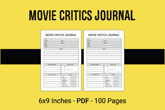Unlocking Creativity and Business Potential with Movie Critics Journal KDP Interior