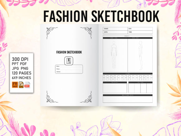 Unlocking Creativity with Fashion Sketchbook - KDP Interior