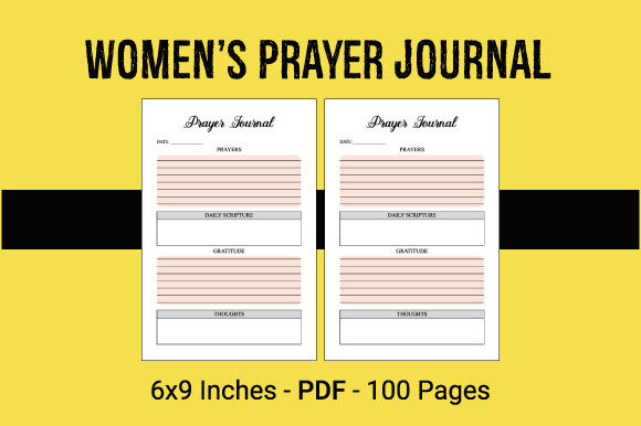 Women's Prayer Journal: Ready-to-Use KDP Interior